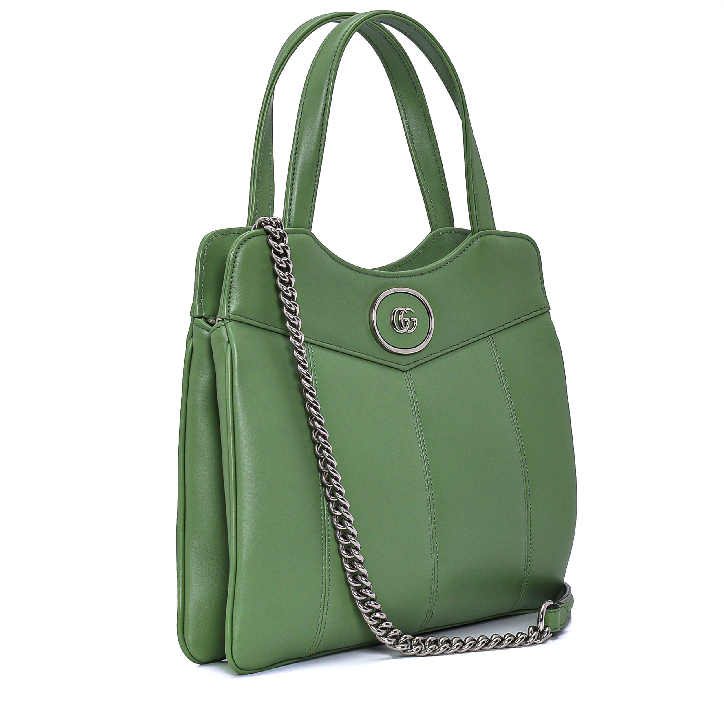 Gucci - Green Petite GG Small Tote Bag